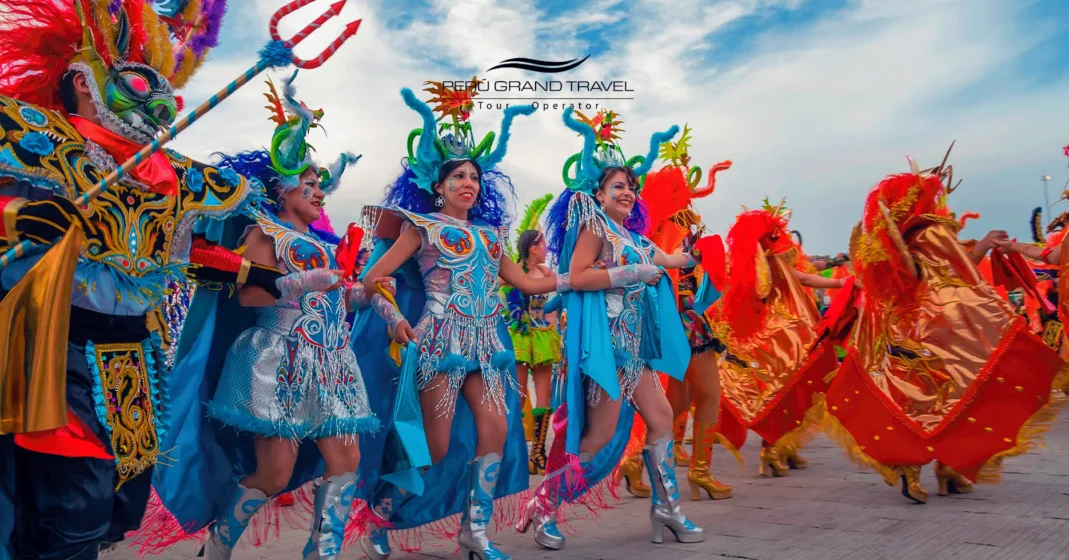 Dança Diablada, festa da Virgem da Candelária, trajes tradicionais de Puno, dança tradicional da Virgem da Candelária