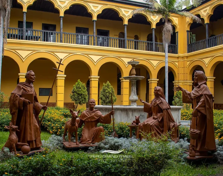Visão do interior do Convento de Santo Domingo.