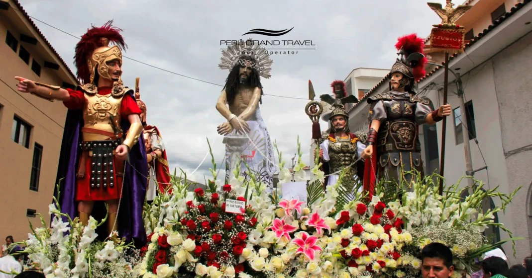 Warawara, procissão da Semana Santa em Huaraz