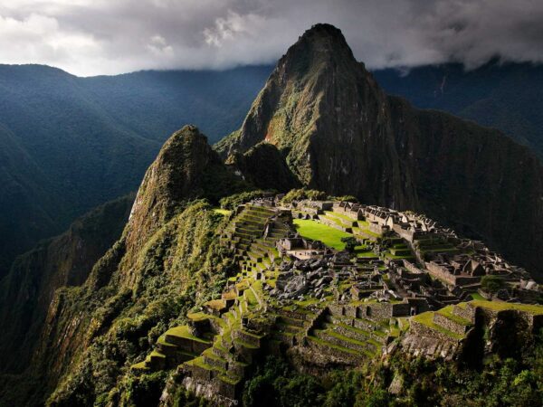 Circuito 2 Machu Picchu, vista da cidadela e edifícios incas