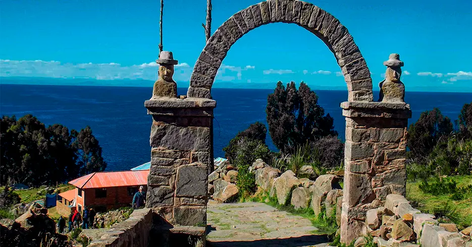 Ilha Taquile em Puno, Peru