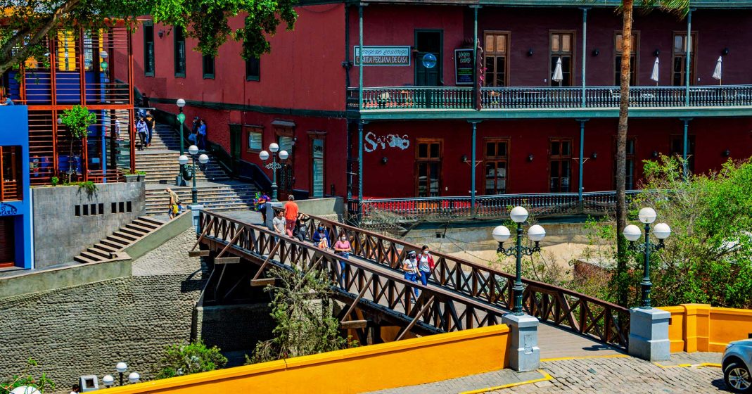 pontos turisticos de lima peru - Bairro do Barranco e vista da Ponte dos Suspiros