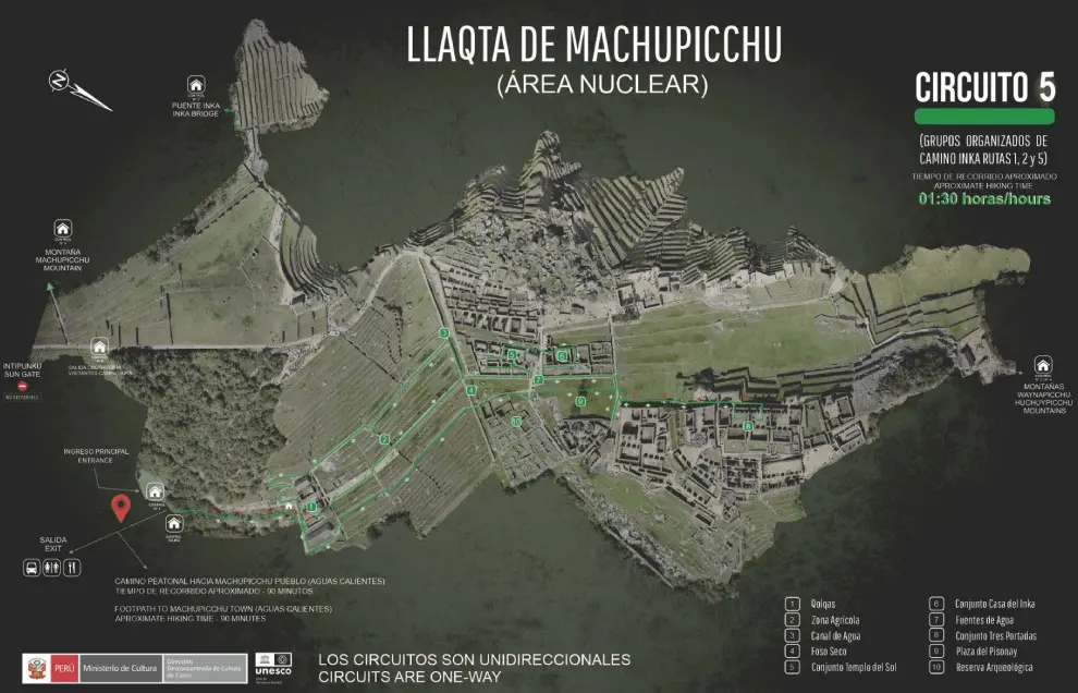 Circuito 5 em Machu Picchu